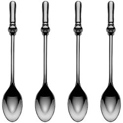 Alessi Dressed Coffee Spoons, Stainless Steel, Set of 4